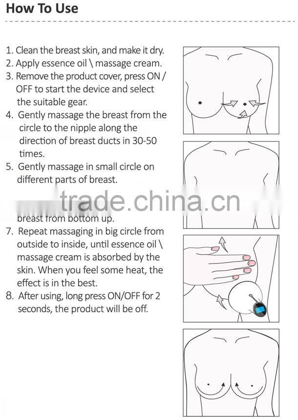 Ms.W Home Use Electronic Nice Breast Massage