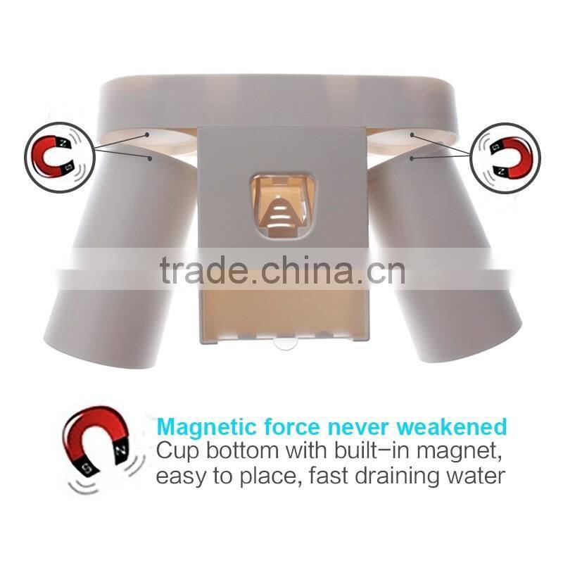 shenzhen Cosylife Toothbrush and Toothpaste squeezer Rinse Cup Holder Set for family organizer