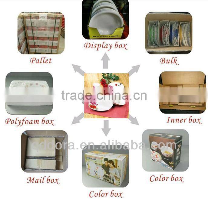 2016 hot sale restaurant dinner set custom ,ceramicdinnerware ,corelle dinnerware