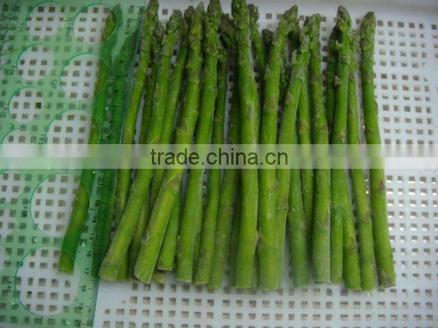 IQF Frozen green asparagus fresh material from sunnywellfoods