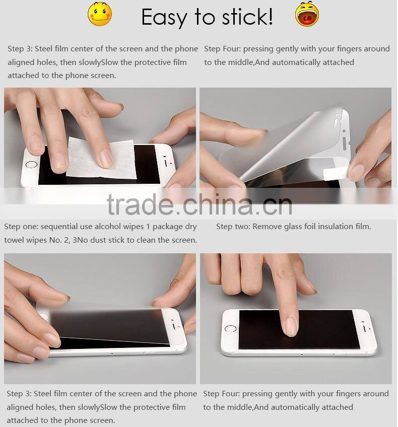 HOT 0.2MM 3D Curved Full Cover Tempered Glass Screen Protector for HUAWEI P9 Anti-explosion Glass LCD Protector