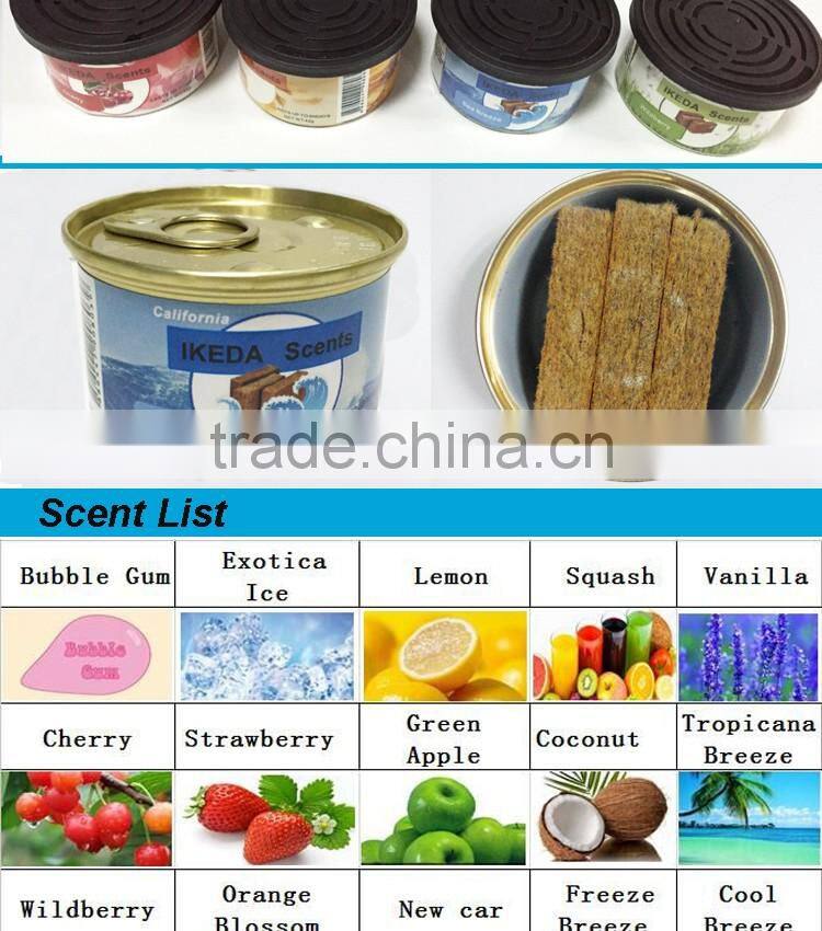 2017 Cheap Car organic cans Flavour & Fragrance Air Fresheners Classic Car Freshener