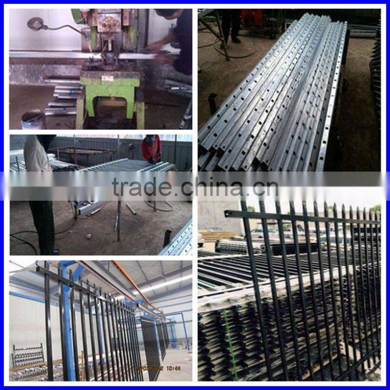 Australia/U.K ornamental metal fencing tubular security fencing