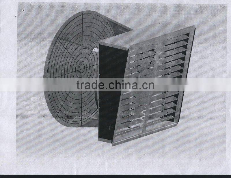 front shutter door butterfly cone fan