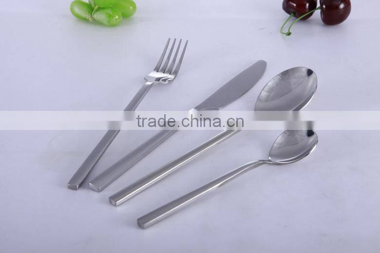 2016 new product stainless steel cutlery set