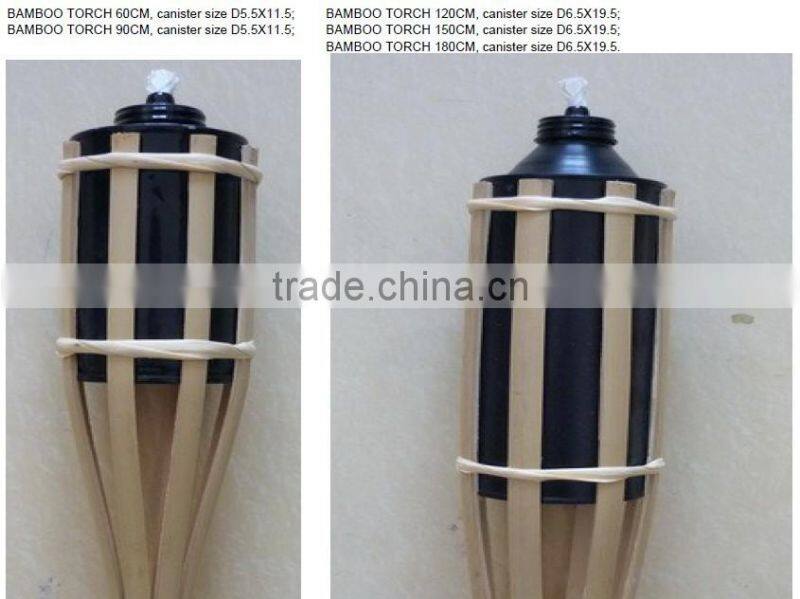 FD-007 Rainbow bamboo torch for Festival