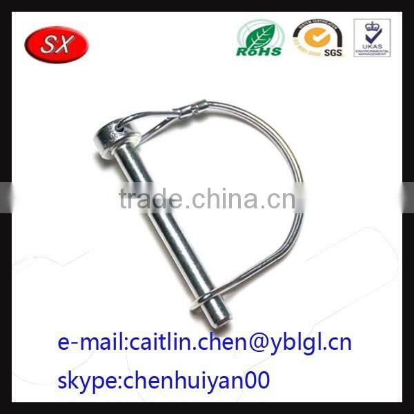 China Hardware Factory polishing Round Locking Shaft Pin 1/4" x 1-3/4"