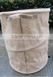 hessian jute pop up bag