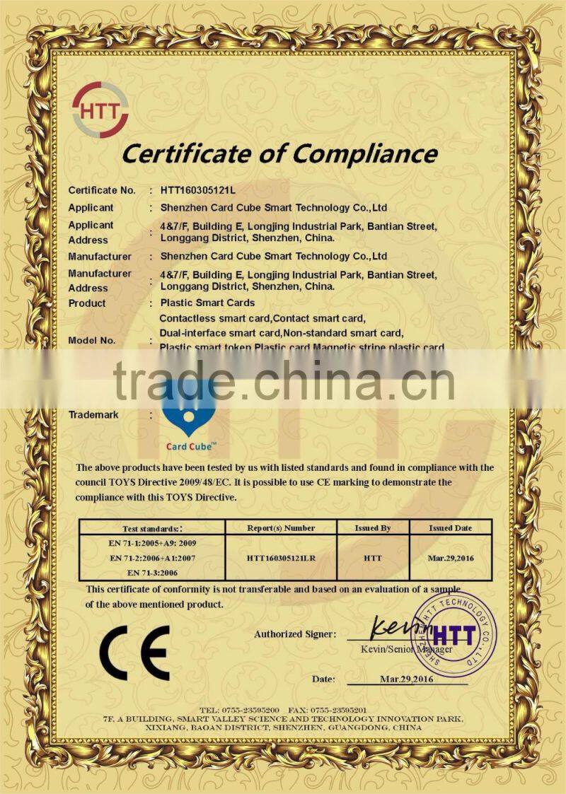 Blank Smart Card IC 2k AT24C02