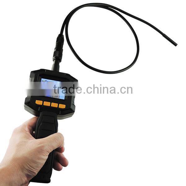 Industrial 2.31" TFT LCD 8mm Camera Video Borescope Endoscope 4 LED Lights AV Output SnakeScope 3FT Cable Surveillance Tool