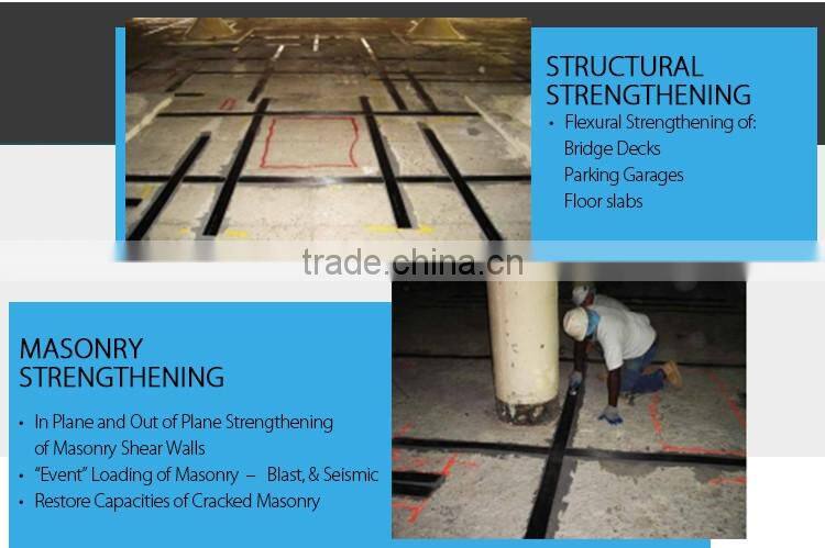 corrosion-proof carbon fiber strip for strengthening