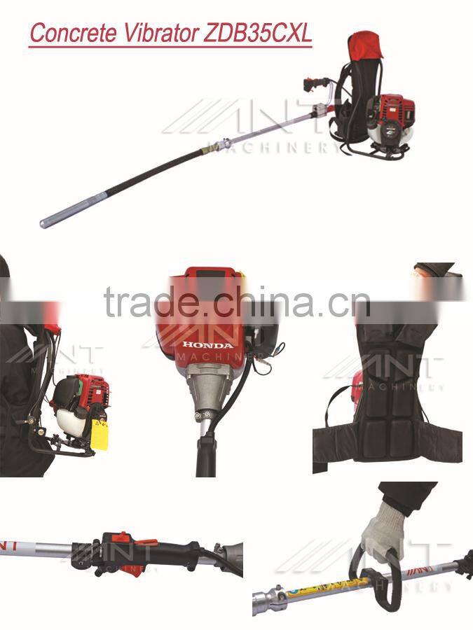 Hot sale construction gasoline engine backpack Concrete Vibrator ZDB35CXL