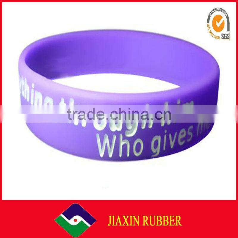 manufacturer dual layer silicone wristband