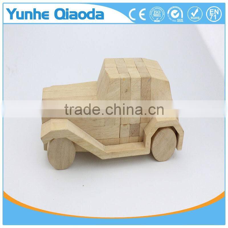 Wood 3D Vehicle Puzzles Racing car 3D Woodcraft Kit Assemble Paint DIY 3D Puzzle Toys for Kids Adults the Best Birthday Gift