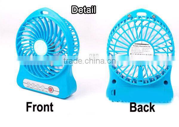 Handheld USB Mini custom plastic hand small plastic fan