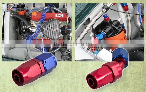 High precision anti-leak hose ends AN10 90 Degree barbed hose fitting