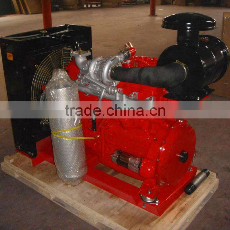 New fire fighting equipment with 6 cylinders diesel engine 6102BZS