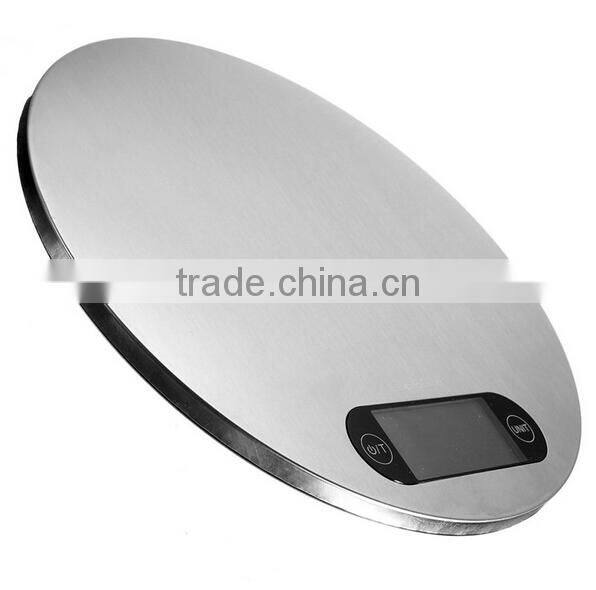 Silver Digital Kitchen Scale Health Food Scale 5000g / 1g