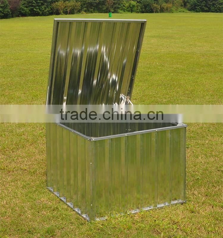 steel Garden Storage Box led light flower pot