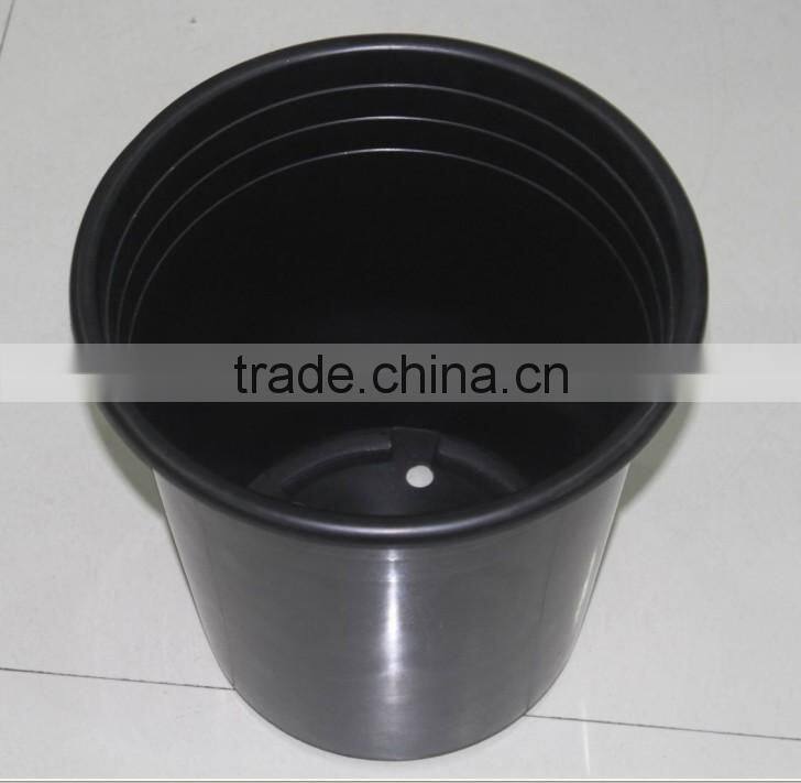 5 gallon nursery pots,black plastic nursery flower pots,black plastic tree pots