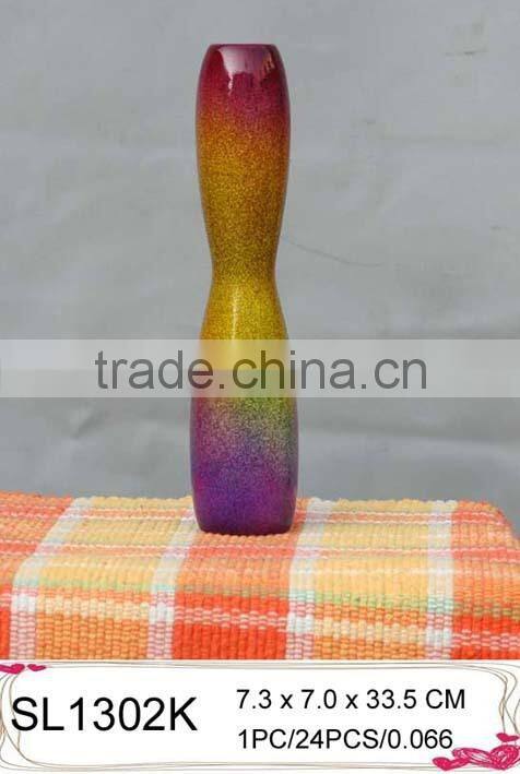 2015 hot sale home decoration fiberglass flower tall vase