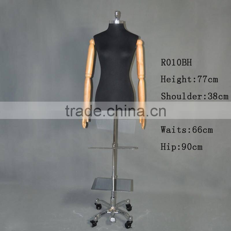 Fashion New adjustalble Suit upper body Tailors Fiberglass covered Draping Female Mannequins Dress form For Sale