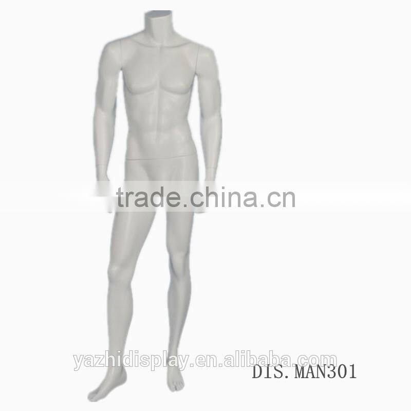 Fiberglass Male Fashion Realistic Sitting Mannequin for window display