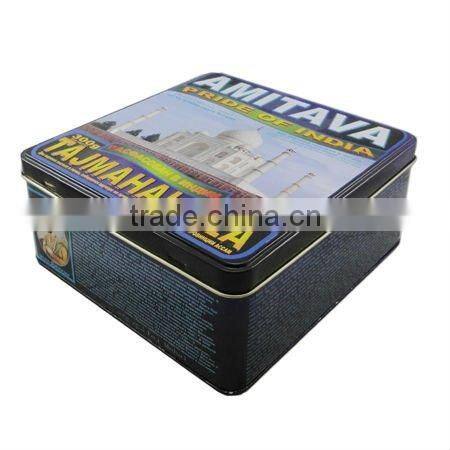 India metal tea box (R197)