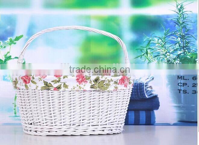 hanmade natural wicker bike basket basket for bike wicker bicycle basket removable bicycle basket
