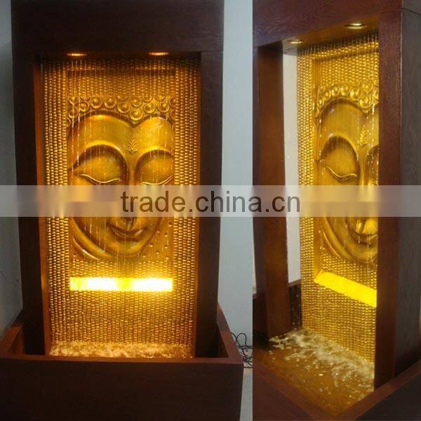 Own Factory Handmake Resin Indoor Golden Big Buddha Water Fountain