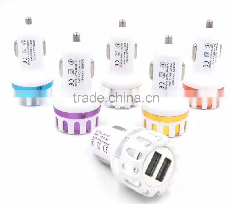 Car Charger,For Apple Iphone/Iphone 6/Ipad/Samsung Charger,Multi Cellphone Chargers