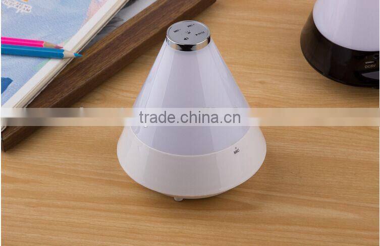 2015 led bluetooth stereo colorful night light bluetooth speakers Card stereo change color heavy bass FM speaker