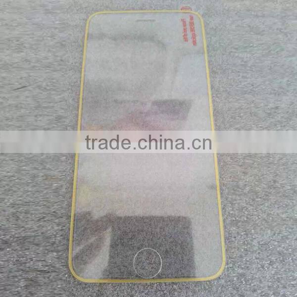 For iphone6 / plus colorful glass filmTransparent tampered glass screen protectosr