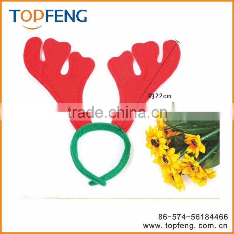 christmas reindeer antlers headband /hairhand for christmas/sweat headband christmas and party