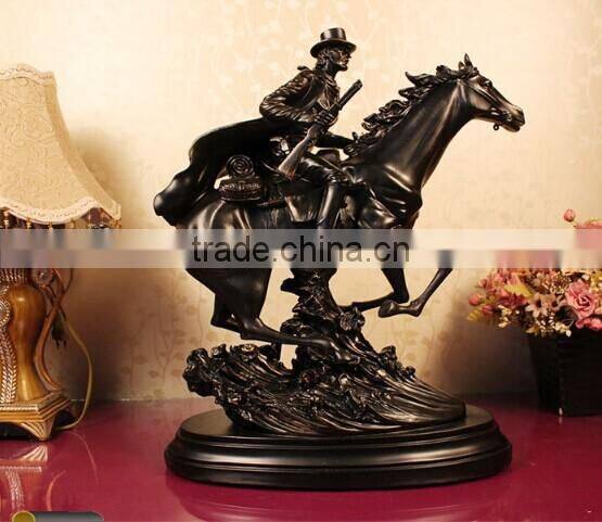 Continental retro resin decoration Knight romania souvenirs