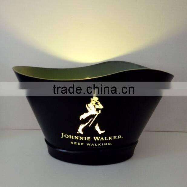 Supply good quality acrylic plastic beer vodka champagne ice bucket coolers