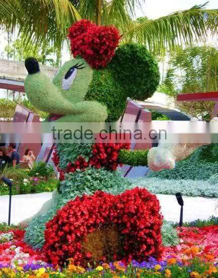fake animal indoor use factory hand make grass artificial product