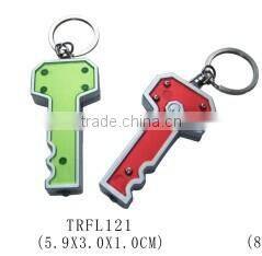 Wholesale key shape Led keychain