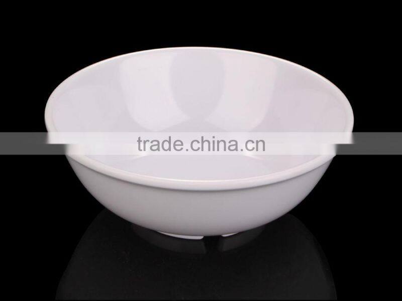 Korean Unbreakable Cheap White Color Round Wholesale Melamine Charger plates