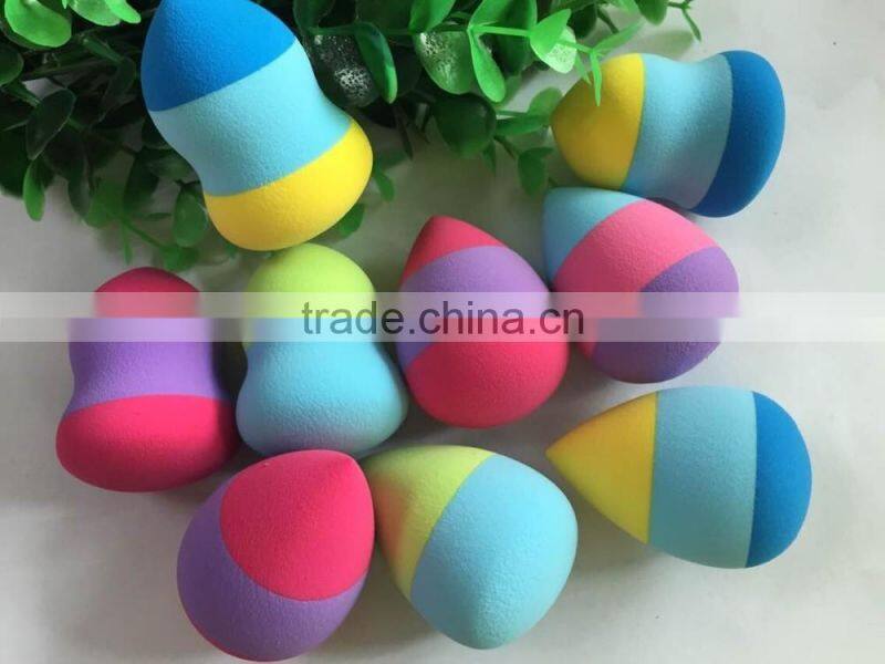 New coming colour mix Makeup Beauty Sponge Blender for Perfect Makeup/Beauty Tool