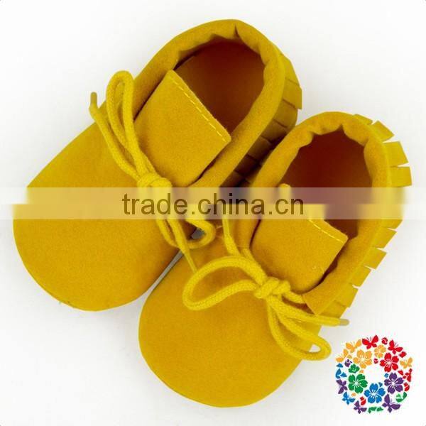 Wholesale Toddler Fashion Outdoor First Walker Leather Shoes Soft Newborn Baby Shoes