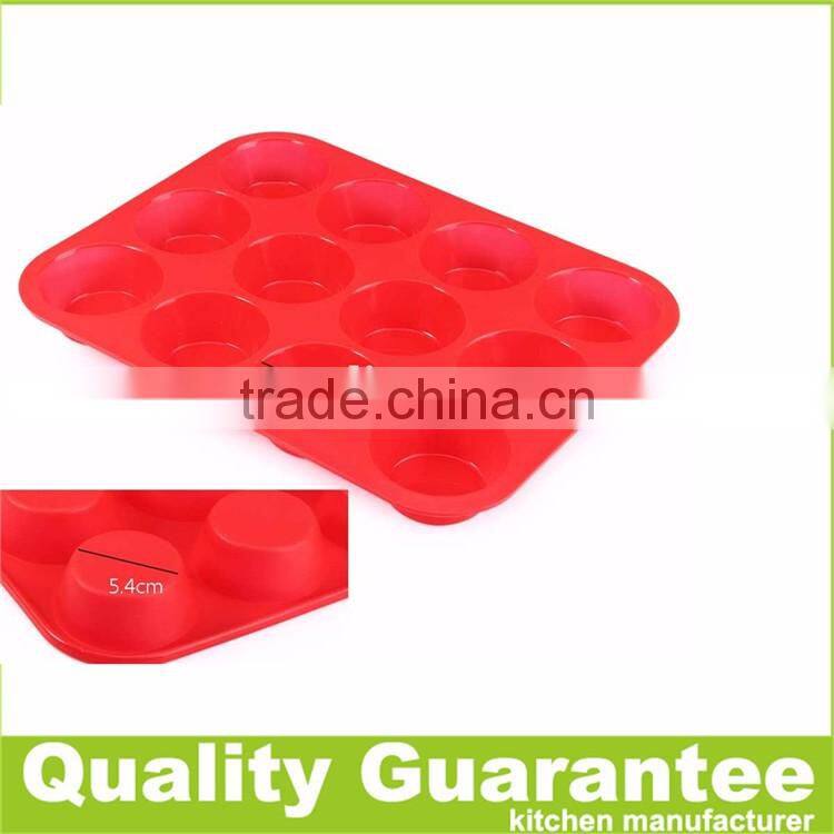 silicone muffin pan cake baking mold household baking pan reusable baking tray