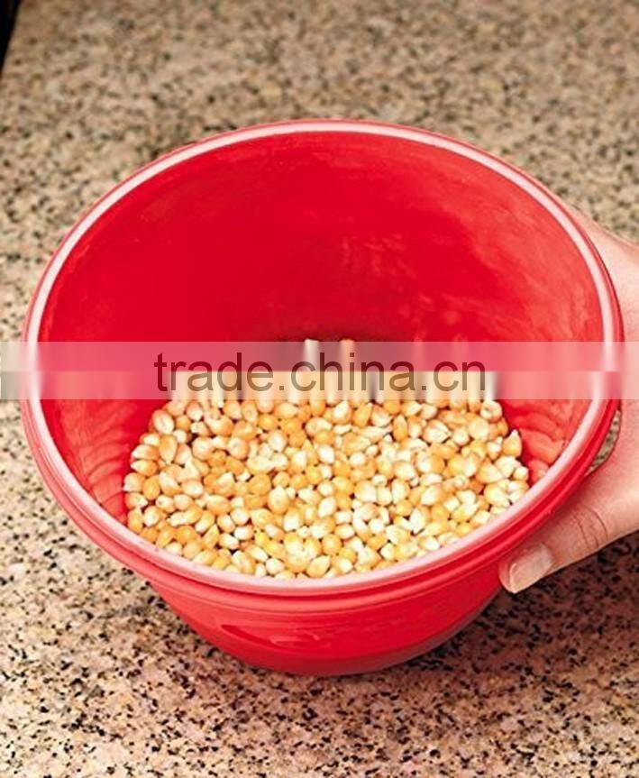 silicone popcorn container DIY Silicone Microwave Popcorn Maker Bucket