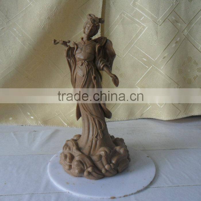 Polyresin small lady figure