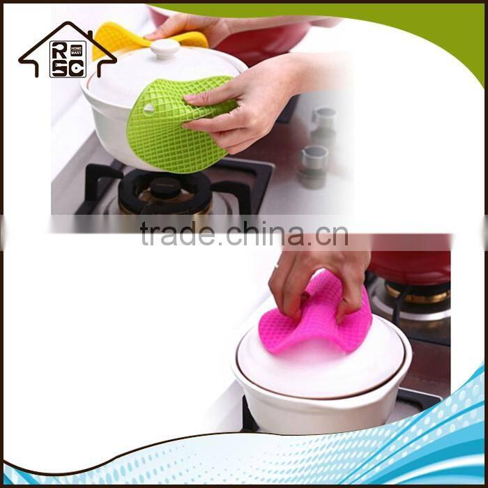 Heat Resistant Mat Pot Holder Silicone Mat Multi-purpose Round Mat