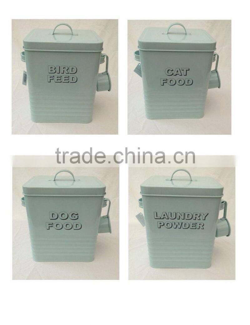 2017 New arrival galvanized metal non-slip pet food feeder dog cat water bowl