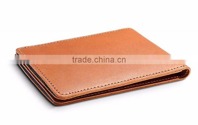 RFID Front Pocket Wallet Minimalist Wallet Slim Genuine Leather Card Holder