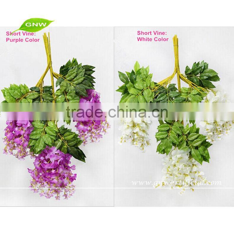 GNW FLV24 wedding and party decoration artificial wisteria flower for sale
