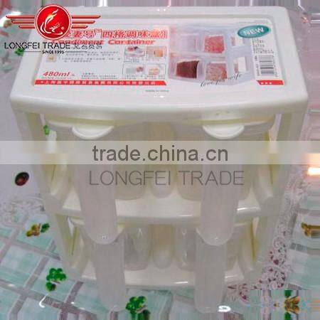 High quanlity plastic storage / Condiment Pot /Seasoning Containers ,plastic Storage Bottles