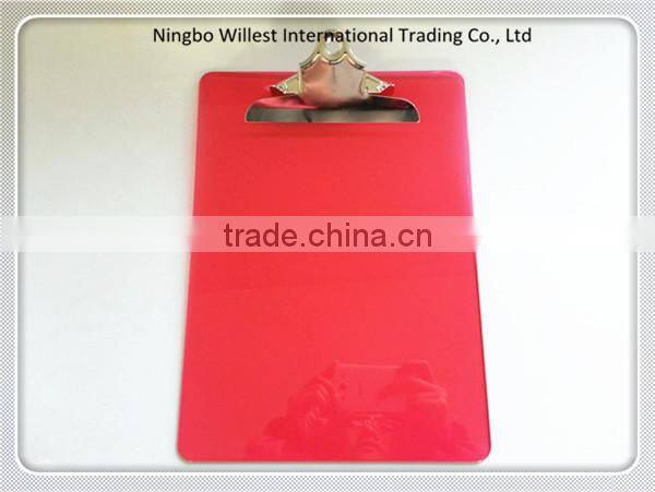 A4 red butterfly clipboard